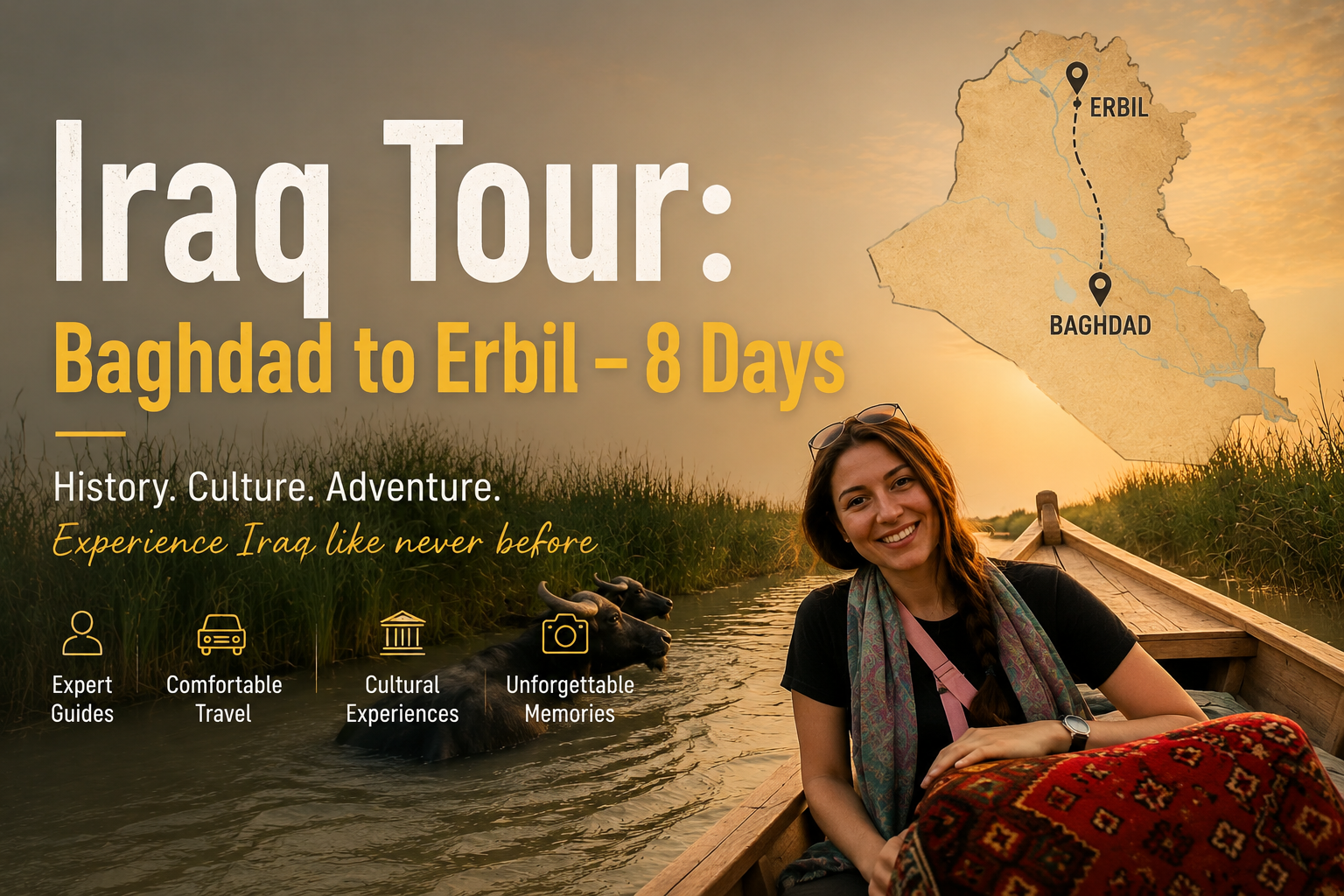 Iraq Tour: Baghdad to Erbil – 8 Days